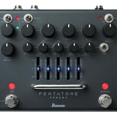 ギター Ibanez PENTATONE Ibanez Pentatone 5-Band Parametric EQ Effects Pedal Black