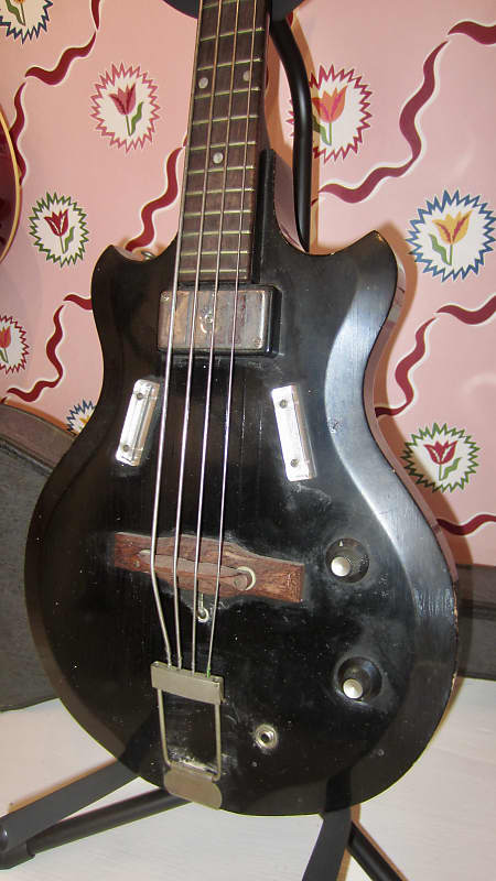 Supro Pocket Bass 1962 - Black imagen 1