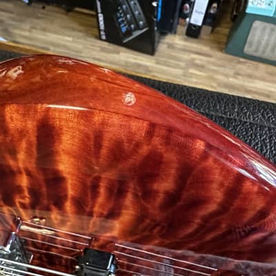 Modulus VJ4 Vintage Jazz 2003 - Trans Red Quilted Maple image 12