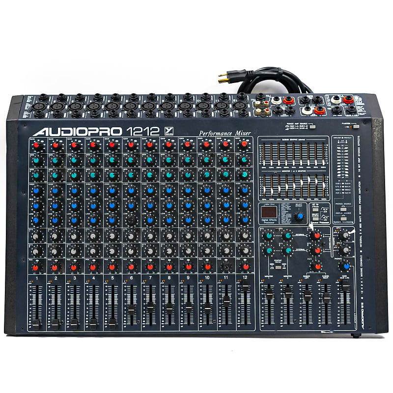 Yorkville Audiopro 1212 1200 Watt 12-Channel Powered Mixer