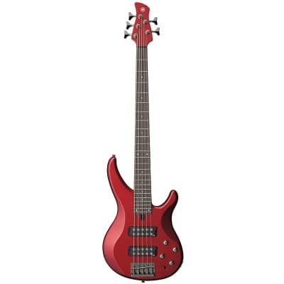 Yamaha TRBX305 5-String Bass Guitar (Candy Apple Red) image 2