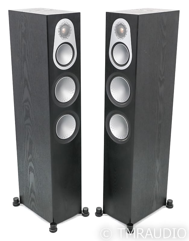 Monitor Audio Silver 300 6G Floorstanding Speakers; Black Oak Reverb