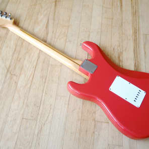 2000 Fender Stratocaster Custom Shop 1956 Closet Classic Relic Guitar Fiesta Red w/ Original Case image 13