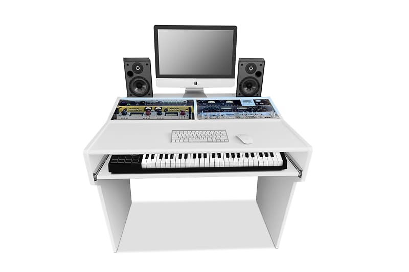 White desk deals studio