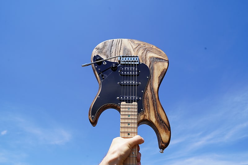 ESP Original Custom Shop Snapper AS-M Driftwood/Burner Satin 6-String Electric Guitar w/ Case (2024) image 1