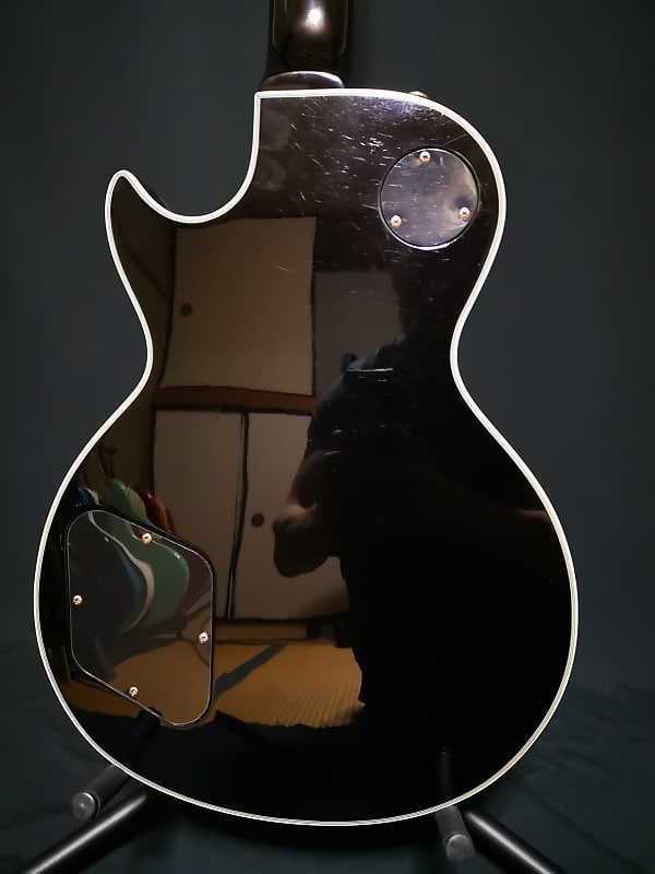 Burny RLC 58 Les Paul Custom 1998 Black MIK | Reverb Burny RLC 58 Les Paul Custom 1998 Black MIK | Reverb