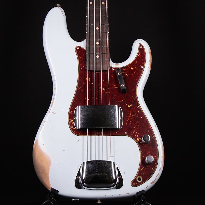 Fender Custom Shop 63 Precision P Bass Heavy Relic Sonic Blue 2023 ( R129743) image 1
