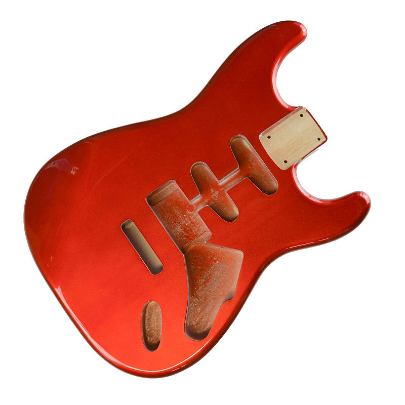 Stratocaster Compatible Body HSS Candy Apple Red Reverb UK