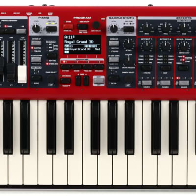 Nord Electro 6D 61 61-key Keyboard  Bundle with On-Stage KS7190 Classic Single-X Stand image 2