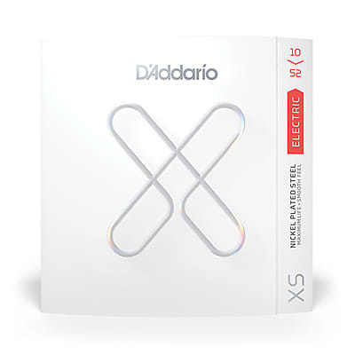 D'Addario XS Coated Nickel Electric Guitar Strings - Light Top/Heavy Bottm (10-52) image 1