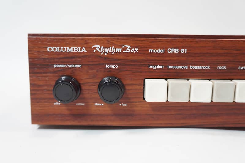 [SALE Ends Nov 8] COLUMBIA CRB-81 Rhythm Box Vintage Analog Drum Machine  Worldwide Shipment