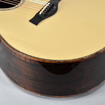 2011 Taylor Custom GO Brazilian Rosewood Natural Finish Acoustic w/OHSC image 4