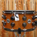 DW Collectors Series Burnt Orange Glass w/ Black Nickel Hardware | 7 x 14" Maple Snare Drum