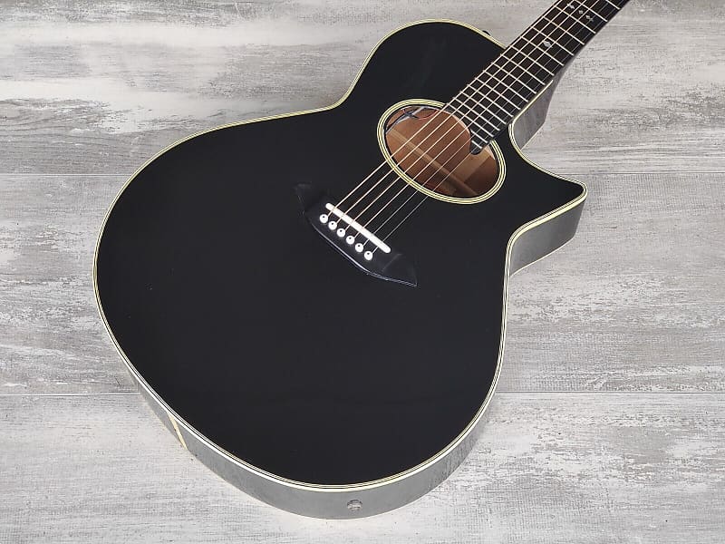 1985 Tokai Japan TEA-60D Electric Acoustic Guitar (Black) image 1