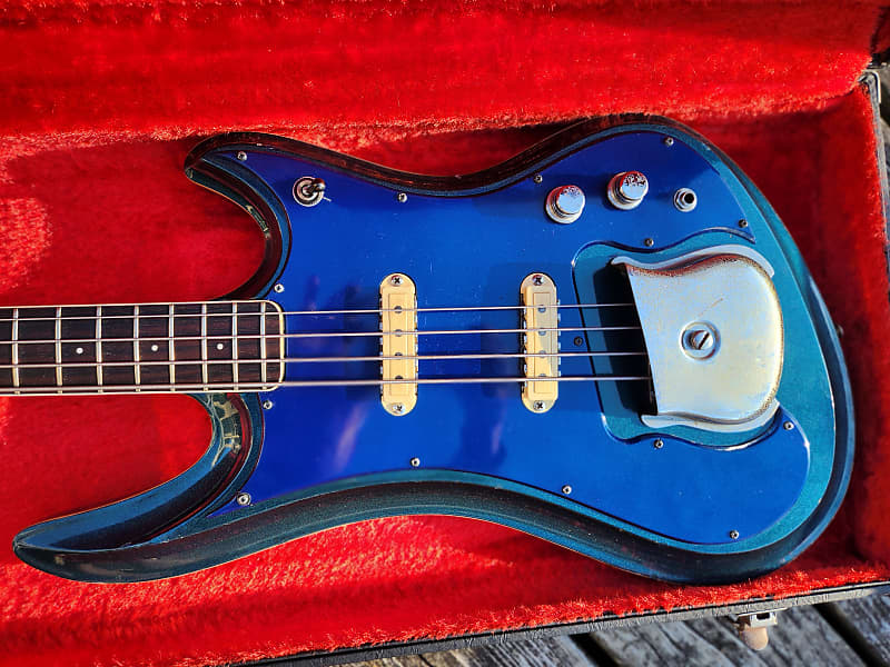 1960年代】絶版 Guyatone EB-9 Sharp Fiveブルー 1960年代】絶版