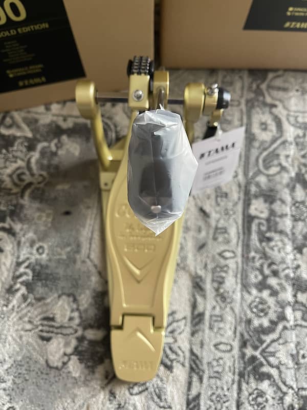 Tama Iron Cobra 600 Duo Glide Bass Drum Pedals in Satin Gold 