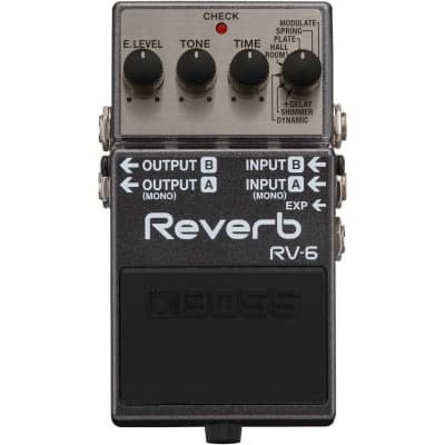 Boss RV-6 Digital Reverb Guitar Effects Pedal for sale