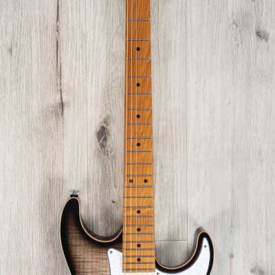 Suhr Standard Plus Guitar, Roasted Maple Fretboard, Trans Charcoal Burst image 15