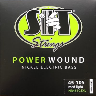 S.I.T Power Wound Nickel Bass Strings; Extra Long scale 45-105 for sale