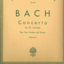 Concerto In D Minor, Score And Parts