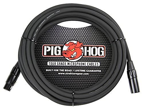 Pig Hog PMH30 High Performance 8mm XLR Microphone Cable, 30 feet image 1