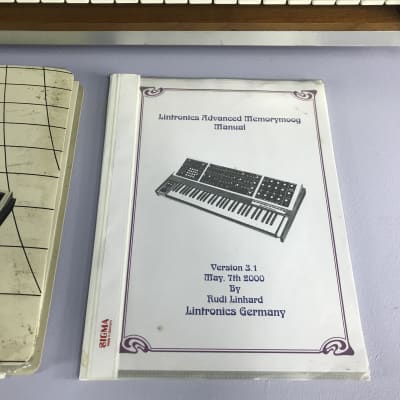 Vintage Moog Memorymoog Plus LAMM Lintronics Upgrade + Anvil Case + Manuals “Just Service” image 5