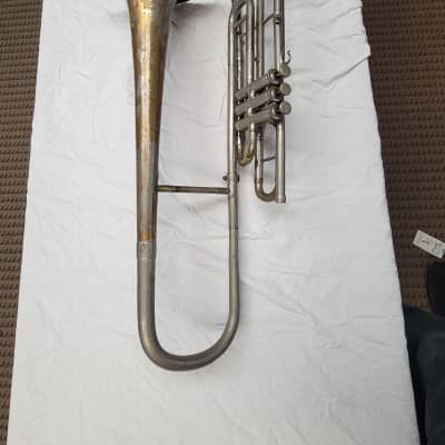 Paris, Valve Trombone, most likely made by Gautrot/Couesnon, Circa 1880 - 1890's for sale