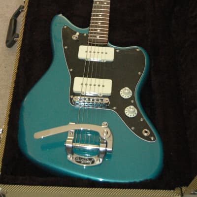 2016 Fender Jazzmaster American USA Limited Edition Ocean Turquoise with Bigsby image 10