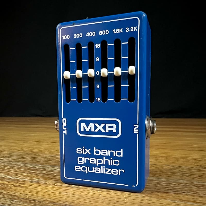 MXR MX-109 Six Band Graphic Equalizer 1976 - 1984 - Blue | Reverb