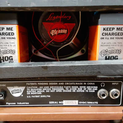 Vintage Pignose HOG20  Guitar Amplifier with Power Supply image 5