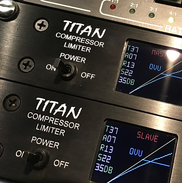 Dave Hill Designs Titan Compressor Limiter Stereo Pair image 2