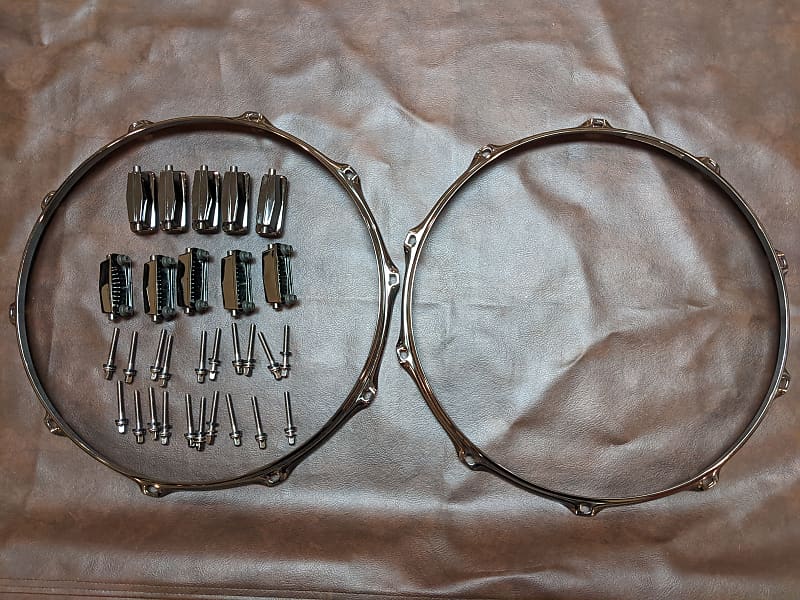Drum Factory Direct Hoop / Lug Bundle Nickle Reverb