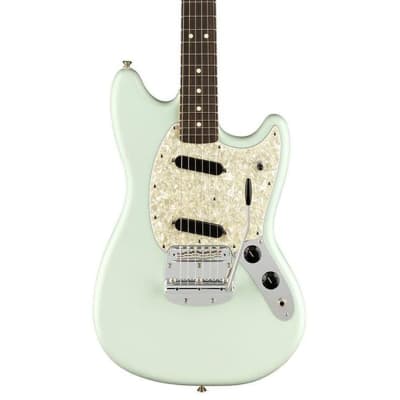 Fender American Performer Mustang Electric Guitar (Satin Sonic Blue) for sale