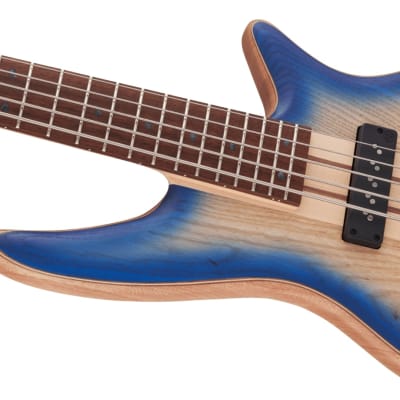 Jackson Pro Series Spectra V 5-String Electric Bass Guitar, Blue Burst Finish image 6