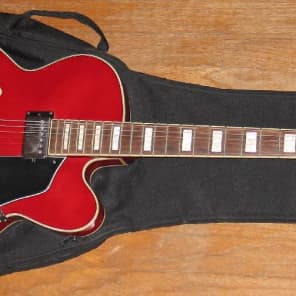 Ibanez Artcore Archtop Electric AFS-75T Cherry Red 2004 Bigsby Style Tremolo Excellent w/ Gig Bag image 6