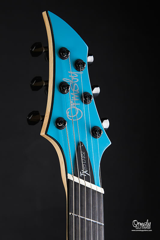 ギター Ormsby Guitars TX GTR Carbon6 azure blue Ormsby TX GTR Carbon 6 - azure blue Tel shape electric guitar