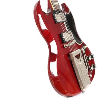 Vintage 1961 Gibson Les Paul Standard SG Cherry Red Electric Guitar w/ OHSC & PAFs image 11