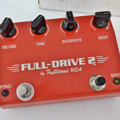Fulltone 1996 Full-Drive 2 red incl. box / manual | Reverb Fulltone 1996 Full-Drive 2 red incl. box / manual | Reverb