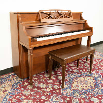 Yamaha NO. M2 Nippon Gakki Upright Piano | Satin Mahogany | SN: 571161 image 3