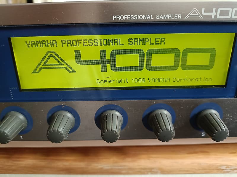 Yamaha A4000 Professional Sampler Reverb
