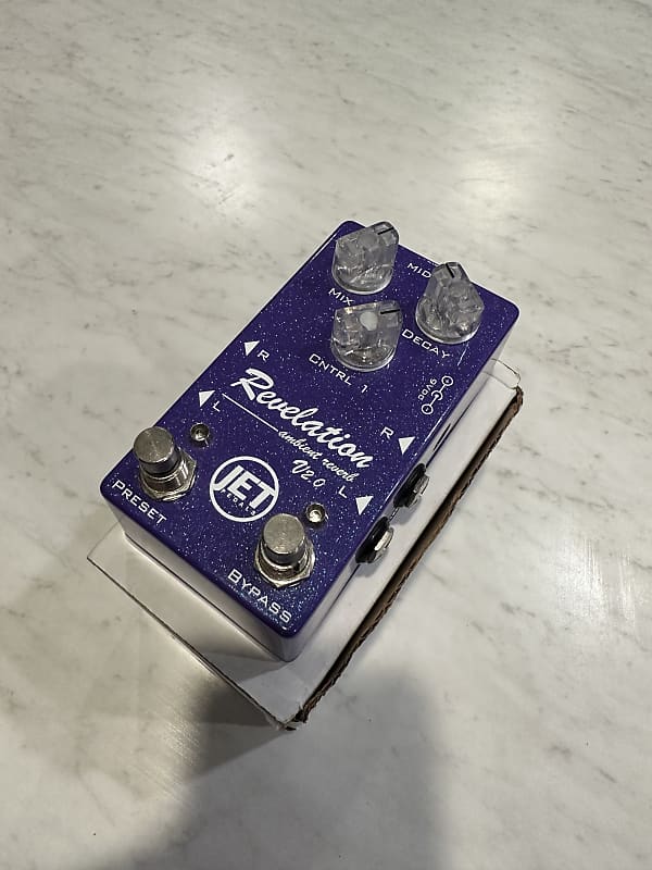 Jet Pedals Revelation Reverb V2 with MIDI Purple Reverb