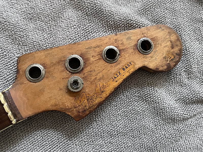 1966 Fender Jazz bass neck rosewood Reverb