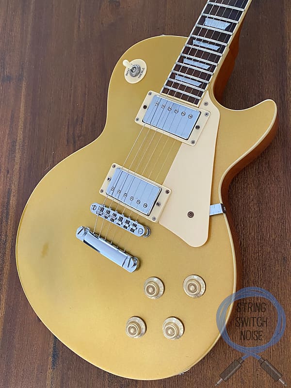 Aria Pro II, Blitz Guitar, Leopard, Les Paul, Gold Top | Reverb Canada