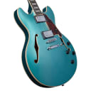 D'Angelico Premier DC Semi-Hollow Electric Guitar w/Stopbar Tailpiece Ocean Turquoise