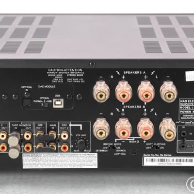 NAD C375 BEE Stereo Integrated Amplifier; C-375BEE; DAC image 5