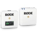 Rode Wireless GO Compact Wireless Microphone System with Transmitter and Receiver, White