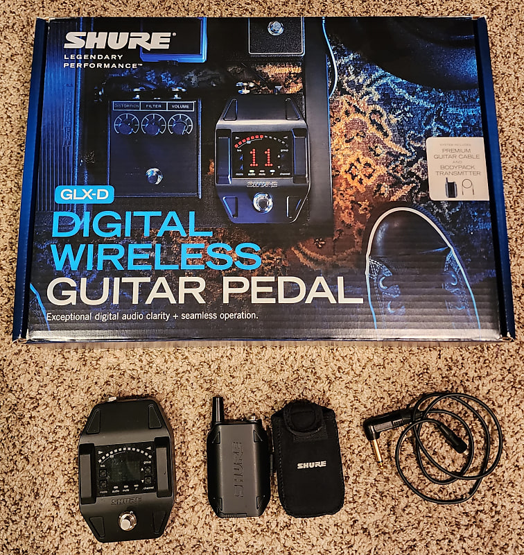 Shure GLXD16 Wireless Guitar Pedal System 2023 - Present - Black