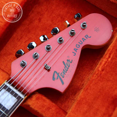 (Video) *All Original* 1969 Fender Jaguar Candy Apple Red, Rosewood Fretboard, Block Inlays w/OHSC, Case Candy | Rare Custom Colour Offset Vintage Guitar image 4