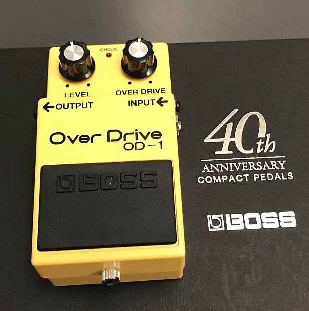 Boss OD-1 Overdrive 40th Anniversary