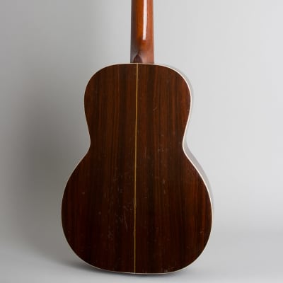 Regal  Custom Built Style 5 Flat Top Acoustic Guitar,  c. 1930, ser. #3446, black hard shell case. image 2
